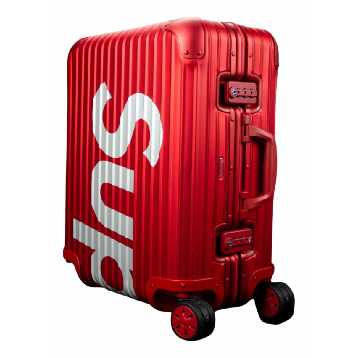 Travel bag Rimowa x Supreme Red in 
